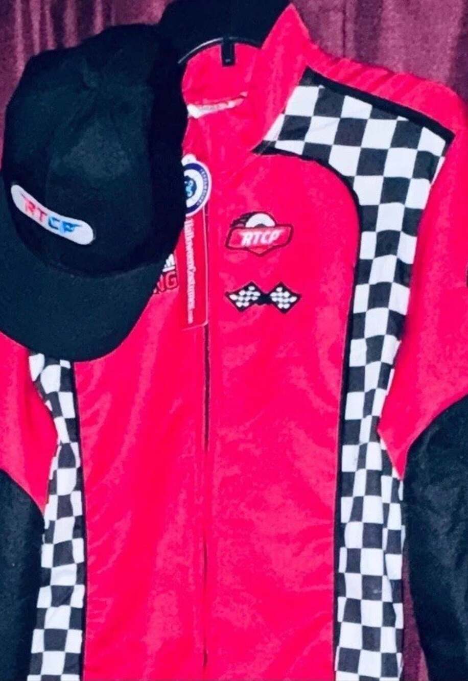 Cars Race Car Driver Costume Size Men’s Large Cars Movie New NWT